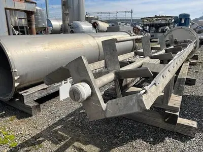Tank, 350 Gallon, Stainless Steel, 2'6" X 10', Double Agitation, #C693490