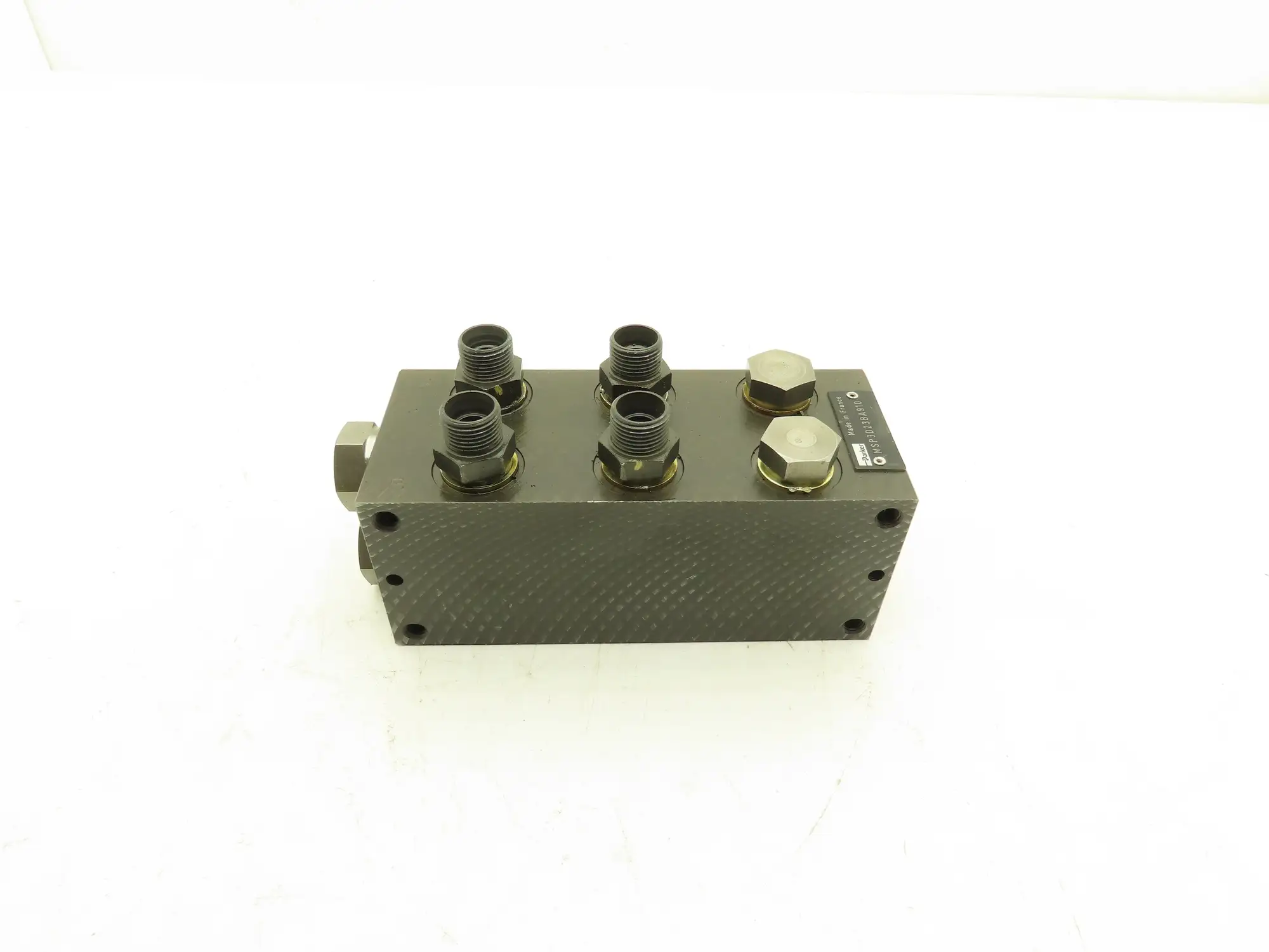 Parker MSP3D23BA910 Hydraulic 3-Station Manifold Valve Block 5000psi Cetop 3
