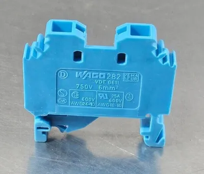 WAGO 282-104 Screwless Clamping Systems. Box with 21. Loc 3D-3