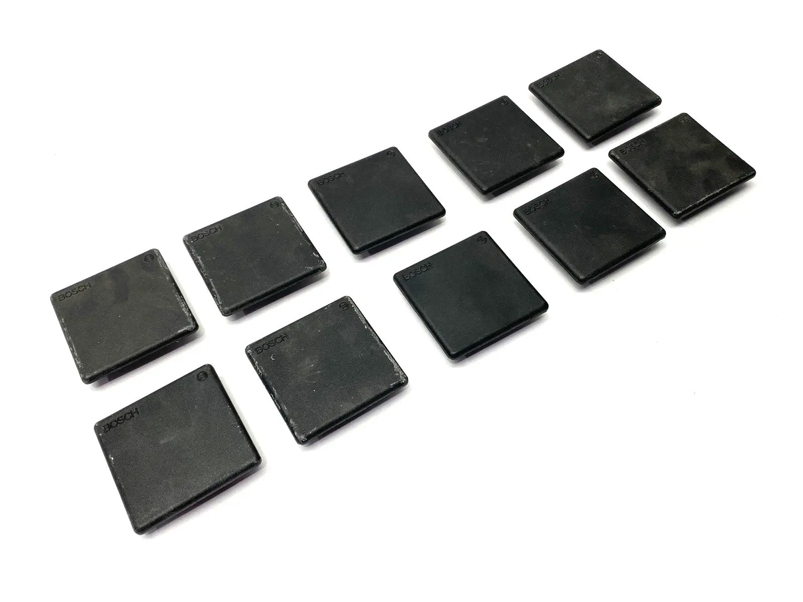 USED BOSCH END CAP COVER 60X60 BLACK LOT OF 10 SHELFWARE
