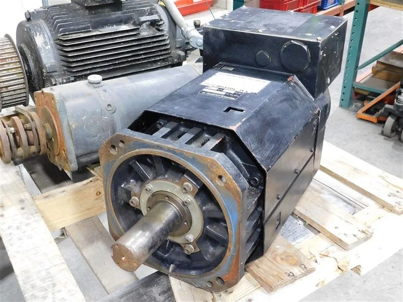 Sanyo Denki Co. AC Servo Motor 30 Min. Cont. 170V Ins. Class F Okuma Mach. Used