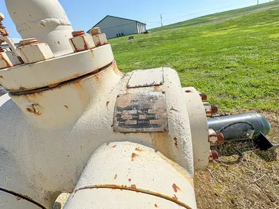 Used KNIGHT KOA-2 4-3/4" SINGLE STAGE HORIZONTAL AIR BOOSTER COMPRESSOR High Pressure Air Compressors Pennsylvania US | East West Machinery & Drilling #1417200