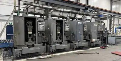 USED 2007 HILL ACME DUAL 36" X 40' OUTFEED CONVEYOR, ALLEN-BRADLEY MODEL