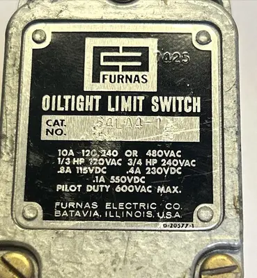 Used FURNAS 54LA4-1 Miscellaneous Equipment (Electrical & Power) | Surplus Asset Holdings #1189910