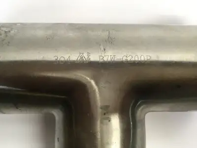 Used ASL J BEND FLANGE CONNECTOR, 90 DEGREE, APPROX. 9-15/1 Connector Accessories | Maverick Industrial Sales #1108743
