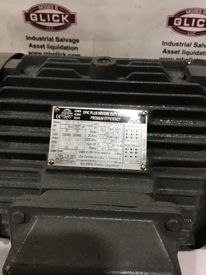 Worldwide Electric EP5-18-184TC Epic Plus Severe Duty Motor 5HP 1.25/1.0SF