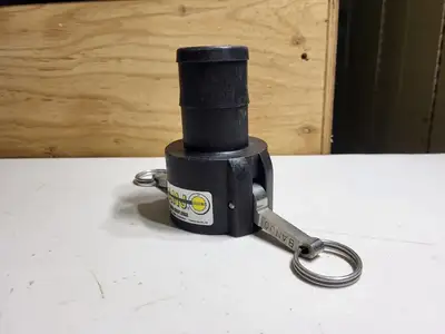 200C Polypropylene Cam Lever Type C Coupling 2" Female Coupler x 2" Hose Barb