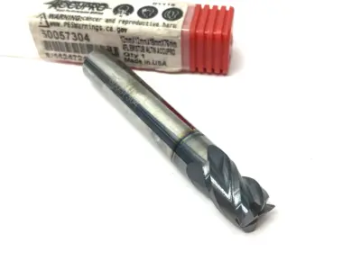 New | in-Stock ACCUPRO SQUARE END MILL: 12.00 MM DIA, 16.00 MM LOC, 4 FLUTE, SOLID CARB End Mills Michigan US | Maverick Industrial Sales #1090264