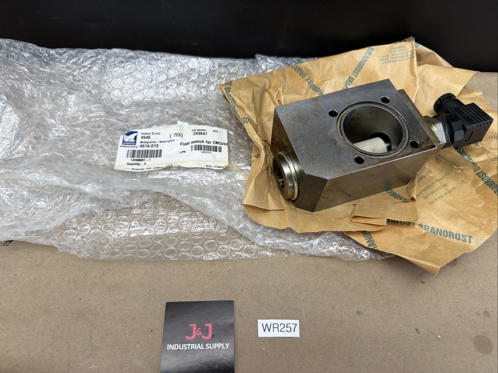 New Sabroe 4514.013 Float Switch For CMO/HPO Barksdale 0112=1409 Warranty🇺🇸