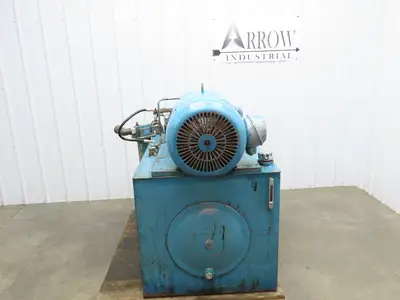 Eaton Vickers Hydraulic Power Unit 120 Gallon 29 GPM 3000PSI 30Hp 230/460V 3Ph