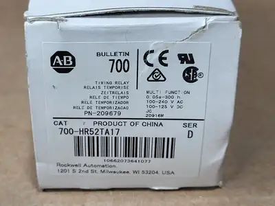 New | in-Stock ALLEN-BRADLEY 700-HR52TA17 Misc Electrical & Power Parts British Columbia CA | Lenmark #1439348