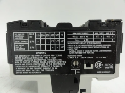 USED MOELLER PKZMO-0,63