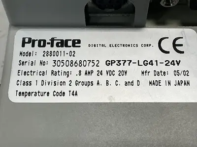 USED PRO-FACE 2880011-02