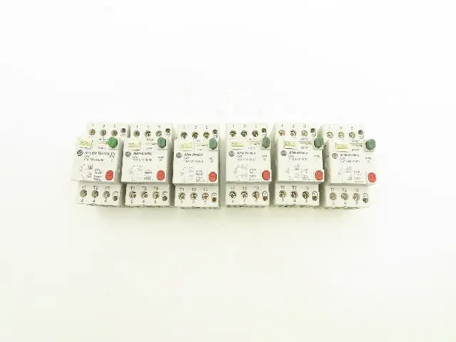 Allen Bradley 140-MN-0063 Manual Motor Starter Breaker 0.63A Variable Lot of 6