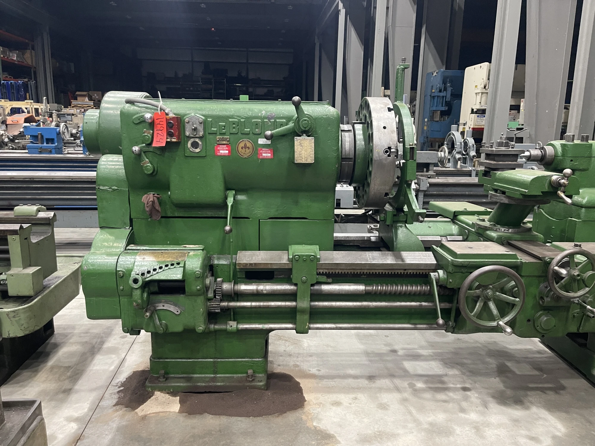 LeBlond 45″ x 150″ Lathe, 2 1/4″ Spindle Bore
