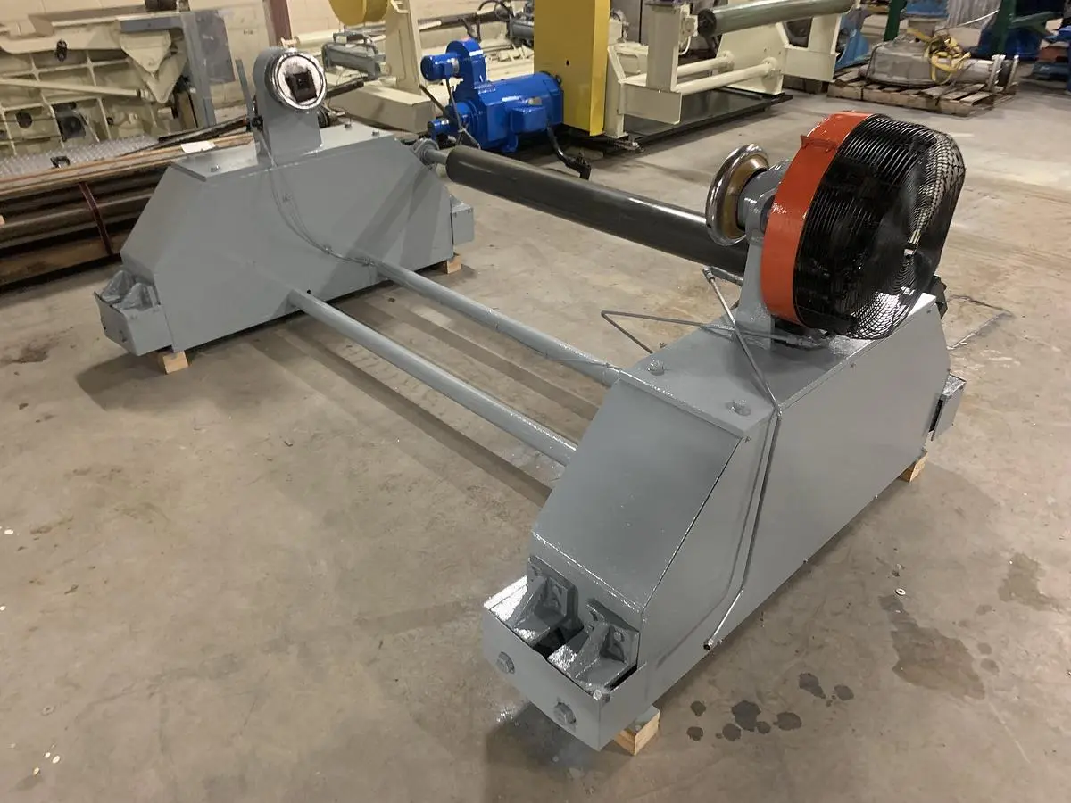 60" SHAFTED UNWIND STAND WITH EDGE GUIDE