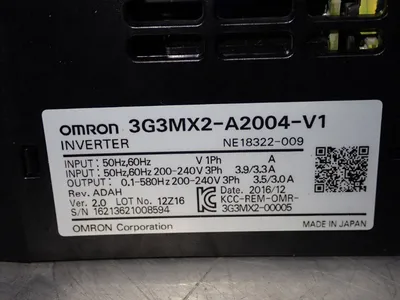 USED OMRON 3G3MX2A2004V1