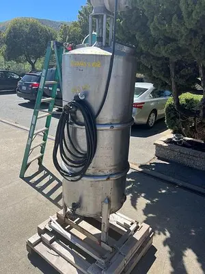 Tank, 100 Gallon, Stainless Steel, Agitated, Dish Bottom #S745084