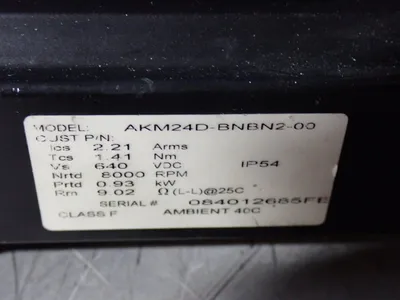 Used DANAHER MOTION AKM24DBNBN200 Servo Motors | HGR 24 #730882