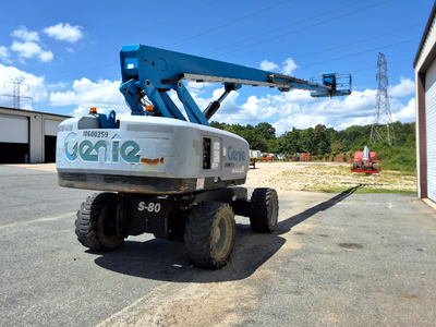 Used 2017 Genie S-80X Telescopic Boom Lifts North Carolina US | Stack Equipment #1362057