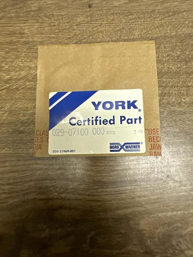 Used YORK 029-07100-000 Chiller & Refrigeration Parts Ohio US | Surplus Asset Holdings #1249580