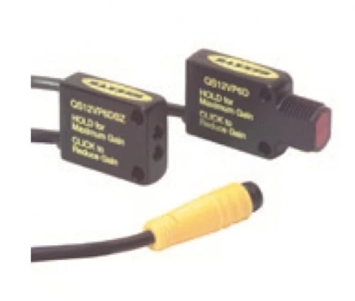 Banner QS12VP6DBZQ 58672 Mini-Beam 2 Diffuse Sensor Flush Front Profile [New]