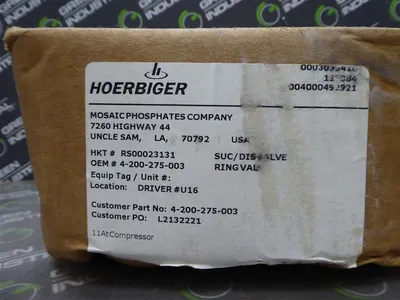 Hoerbiger 4-200-275-003 Compressor Suction / Discharge Ring Valve New NIB