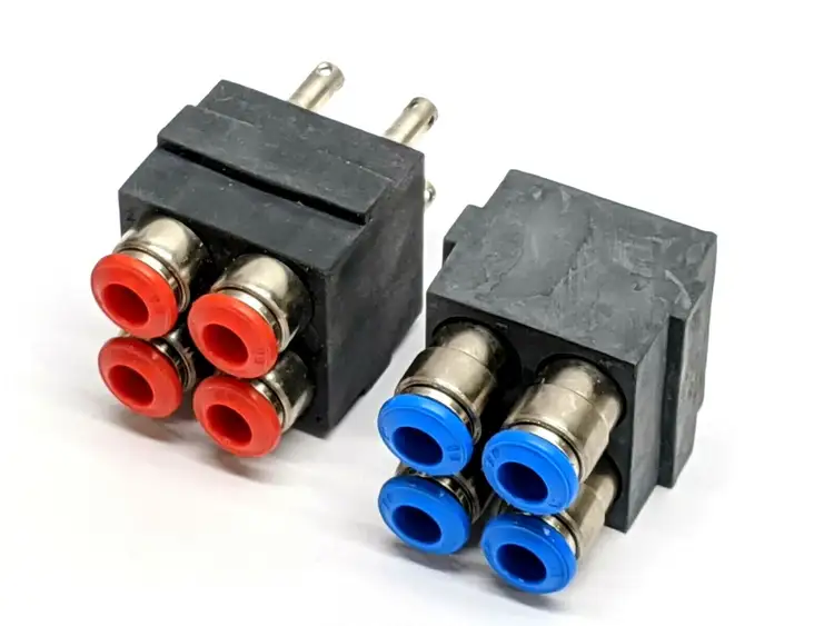 Used MULTI-CONTACT MALE PART PNEUMATIC 4 PORT W/ FEMALE PASS THROUGH Miscellaneous MRO | Maverick Industrial Sales #1122388