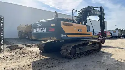 Used 2023 HYUNDAI HX350AL Crawler Excavators North Carolina US | National Equipment Dealers #1422330
