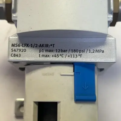 Used FESTO MS6-LFX-1/2-AKIR Air Pressure Regulators Ohio US | Surplus Asset Holdings #1290477