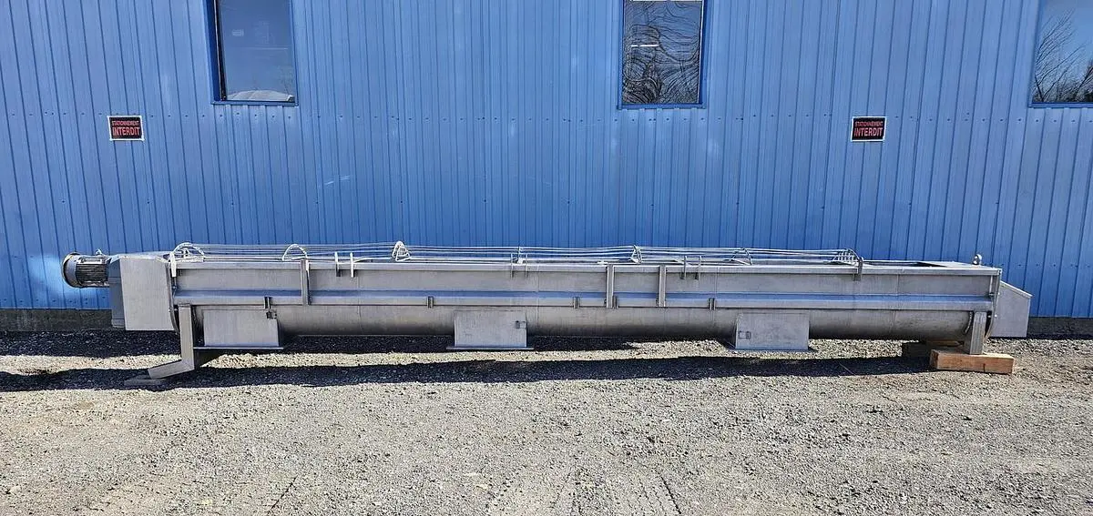 Used Screw Conveyor, 20’’ Diameter x 264’’ Long