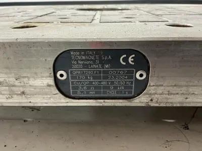 Used TECNOMAGNETE QPR14547.00 Magnetic Separators Michigan US | Ideal Machinery #1231982