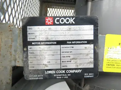 Used LOREN COOK _UNKNOWN_ Blowers Indiana US | Arrow Industrial #1416196