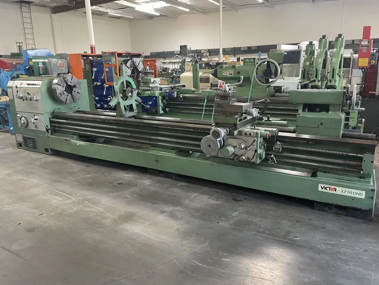 Used VICTOR 32160HD Engine Lathes California US | Wheeler Machinery Sales #1307530