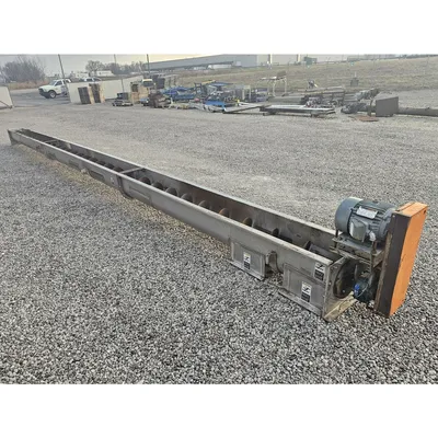 Used 12" Dia. x 34' Long Industrial Screw Conveyor