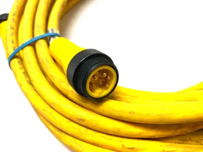 USED LUMBERG AUTOMATION DOUBLE-ENDED CABLE CORDSET M TO F 500003197
