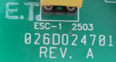 REFURBISHED ROBICON H024702B CIRCUIT BOARD REV. H 026D024701