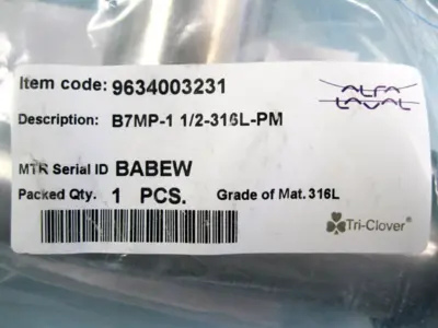 NEW Alfa Laval B7MP-1 1/2-316L-PM