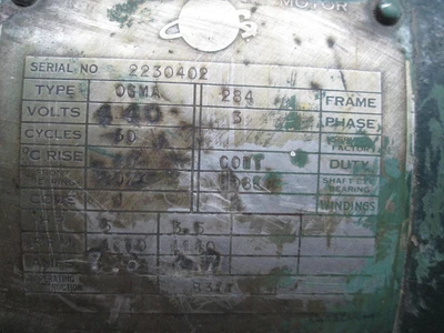 Used LOUIS ALLIS _UNKNOWN_ A.C. Motors Texas US | OCO Industrial #1599346