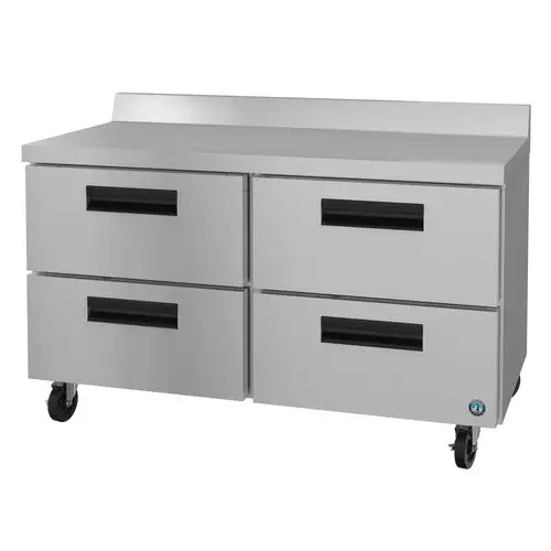 Hoshizaki WR48B-D4 48" W Worktop Refrigerator w/ (2) Sections & (4) Drawers, 115v