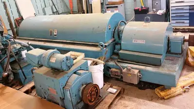 (2) Alfa-Laval/Sharples DS-406 Super-D-Canter centrifuges, 316SS.