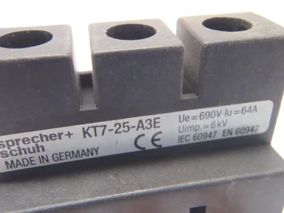 USED SPRECHER + SCHUH BUSBAR JUMPER TERMINAL BLOCK