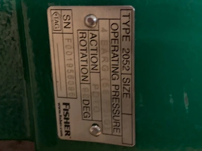 Fisher 3" V150 V-Ball Control Valve, New Storeroom Spare
