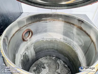 USED 2008 CBG TECHNOLOGIES F2500 SOLVENT RECYCLER