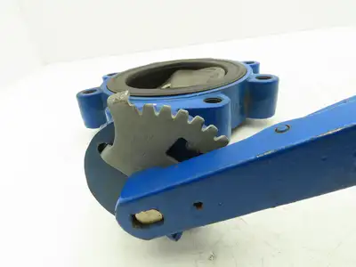 Keystone AR2 805 Lug Butterfly Valve 6" w/Handle CF8M Disc 175 PSI