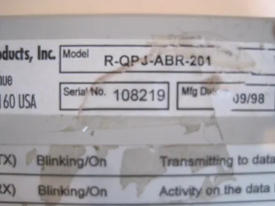 TOTAL CONTROL PRODUCTS R-QPJ-ABR-201 COMMUNICATION MODULE RQPJABR201