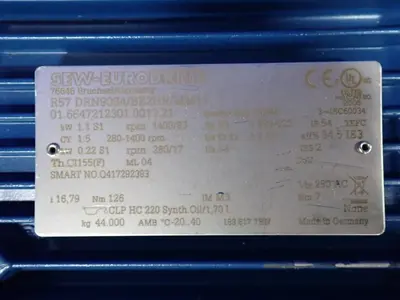 Sew  1.1 Kw Gear Drive