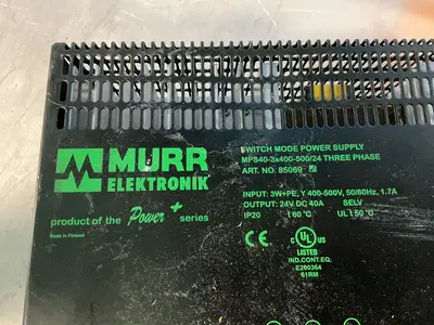 Used MURR ELECTRONIK MPS4030X400500/24 DIN Rail Power Supplies Ohio US | HGR 24 #1406267