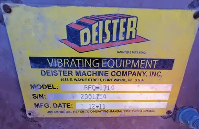 USED 2011 DEISTER BFO-1714