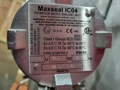 NEW 2014 HP VALVES/KEY VALVE TECHNOLOGIES P200-700TD/SB V35